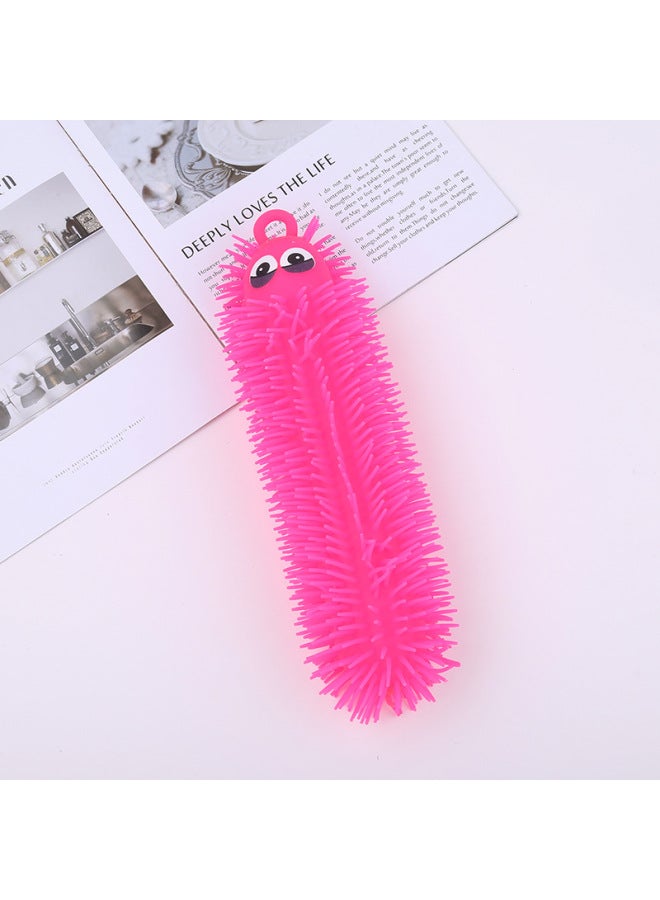 New Inflatable Luminous Soft Decompression Small Caterpillar Stall Flash Children's Toys Wholesale