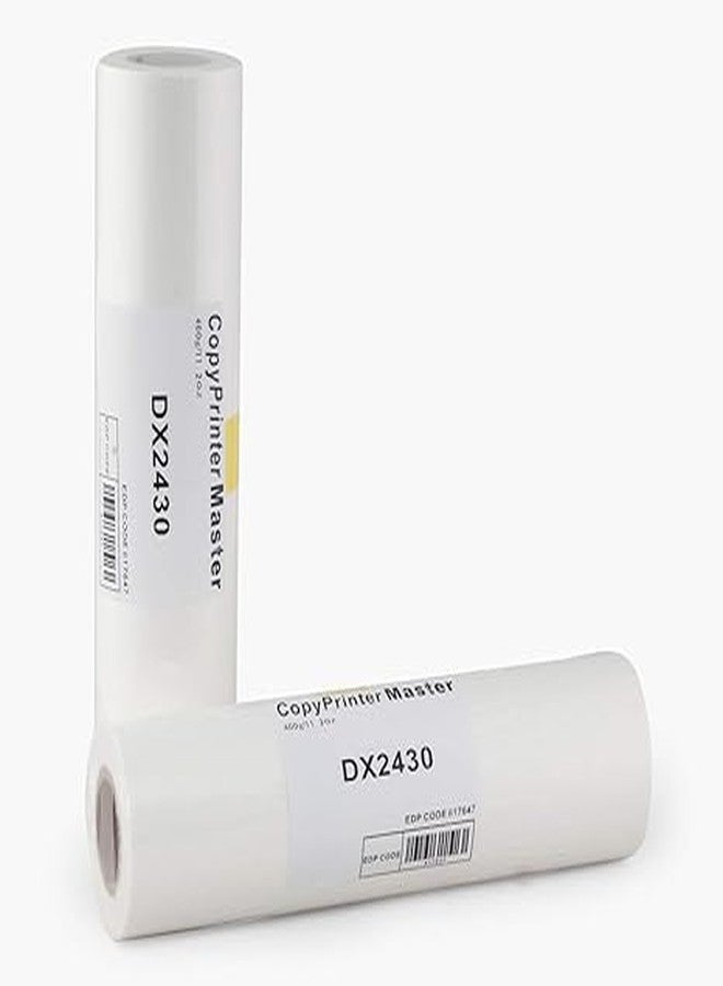 RT DX 2430 MASTER ROLL Pack of 2pc Compatible with RIso Copy Printer (DX2430 MASTER) - Image 2