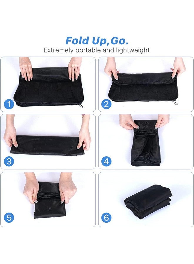 KEYKIN 7pcs Set Travel Organizer Packing Cubes Lightweight Travel Luggage Organizers with Laundry Bag or Toiletry Bag Laundry Organiser 7 PCS, Polyester - Image 4