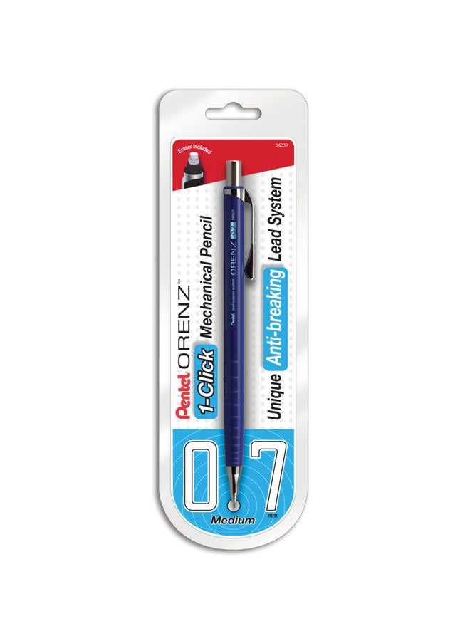 Pentel PP507BP 0.7 مم، 1 قطعة (عبوة من 1) قلم رصاص ميكانيكي بنتيل أورينز، رصاص B، أزرق - Image 1