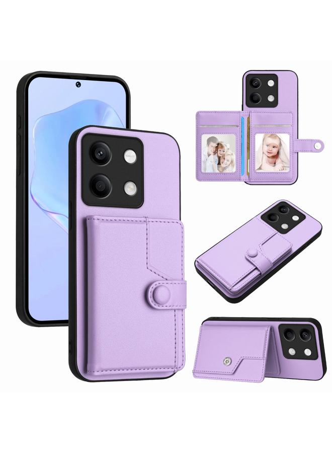 S-TOP Case For Redmi Note 13 5G Button Card Bag RFID Anti-theft Phone Case - Image 1