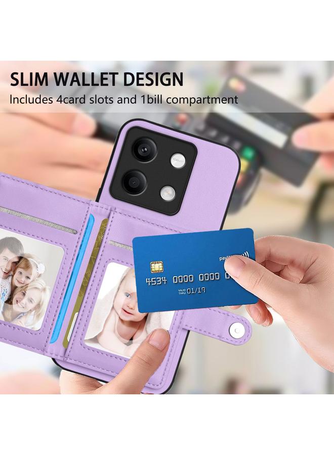 S-TOP Case For Redmi Note 13 5G Button Card Bag RFID Anti-theft Phone Case - Image 5