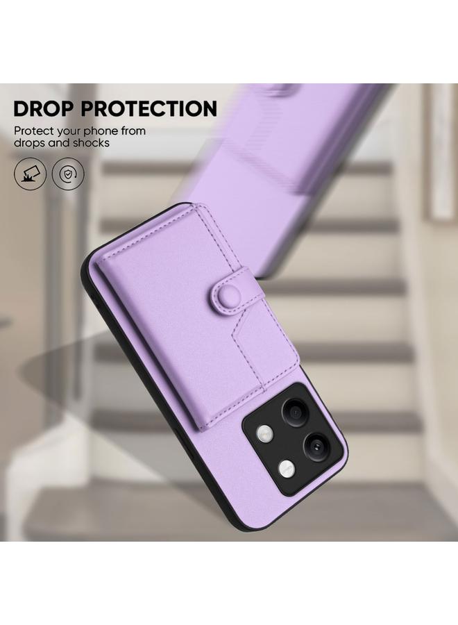 S-TOP Case For Redmi Note 13 5G Button Card Bag RFID Anti-theft Phone Case - Image 4