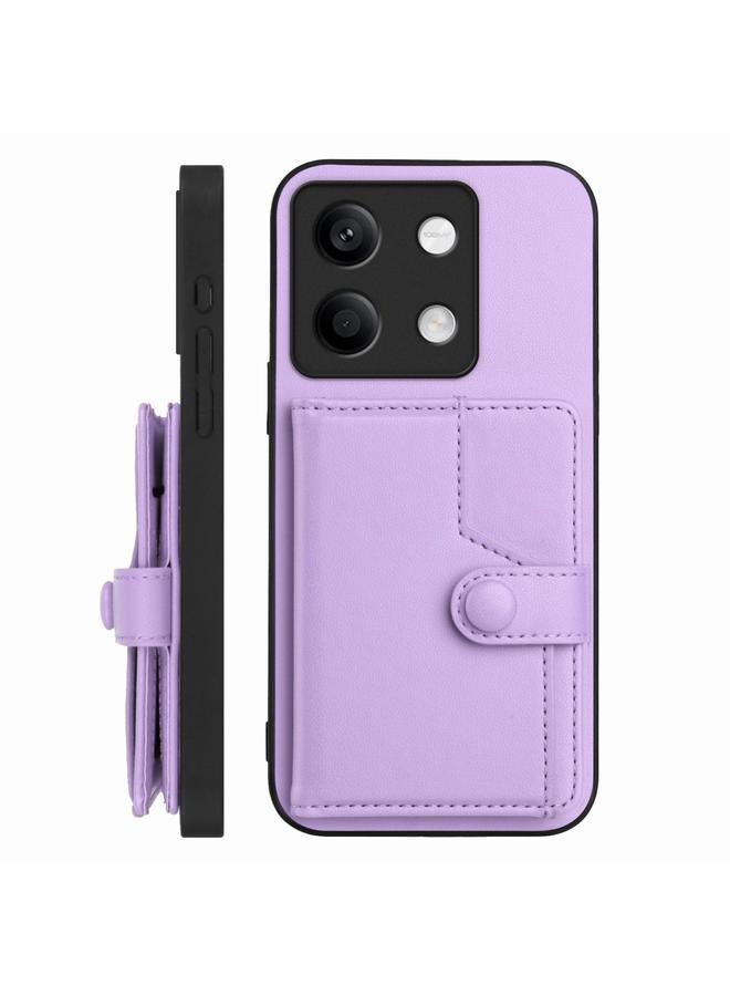 S-TOP Case For Redmi Note 13 5G Button Card Bag RFID Anti-theft Phone Case - Image 2
