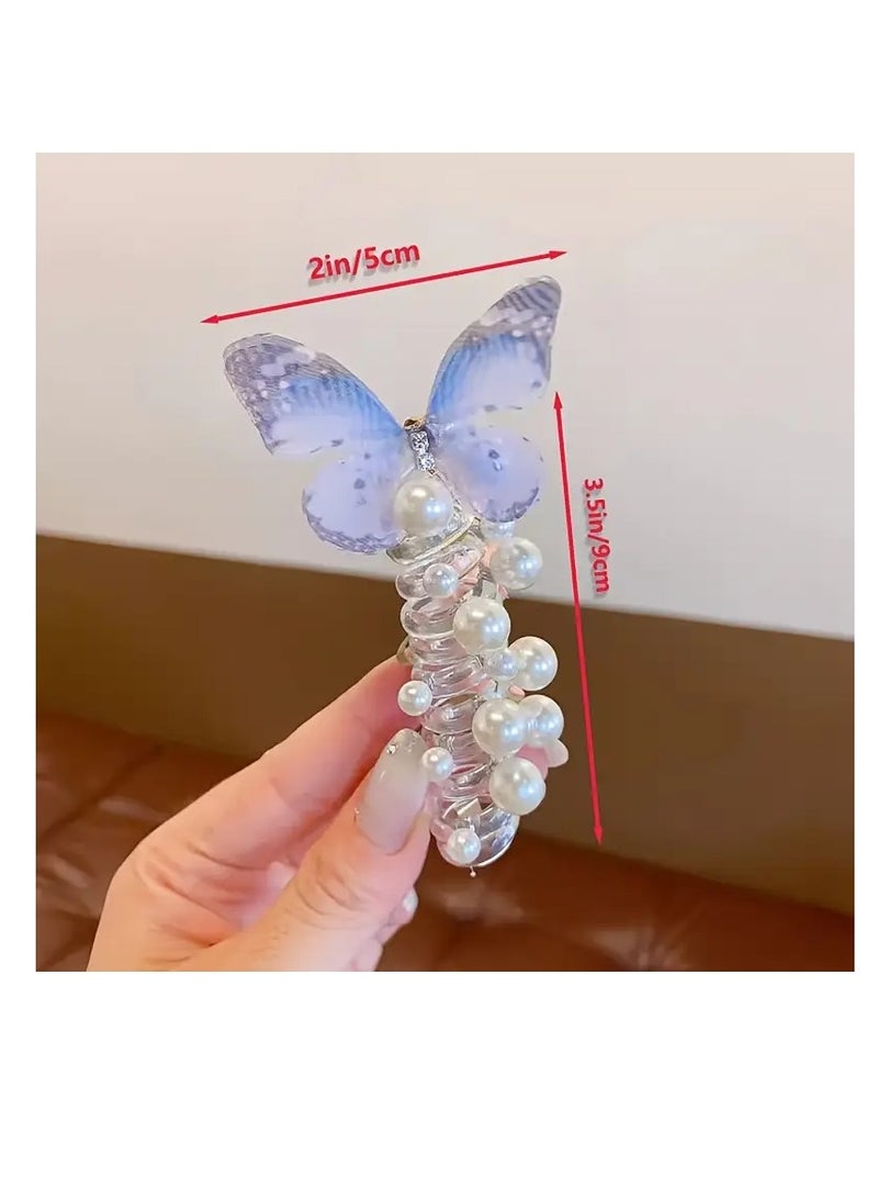 2pcs Cute Mesh Butterfly Headbands - Image 3