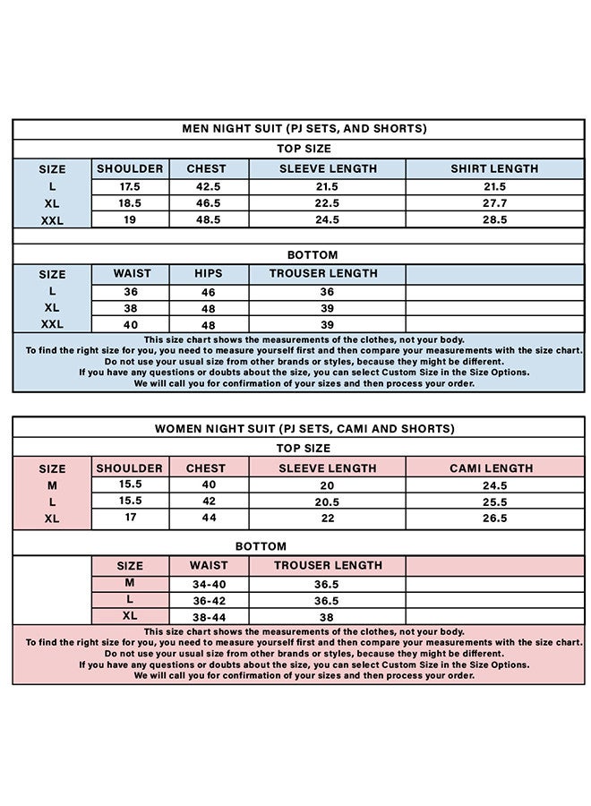 MARGOUN XL Size Men,Large Size Women, Couple Pajamas Set, Horse Print Nightwear Home Clothes for Men Women Red / MG13 - Image 2