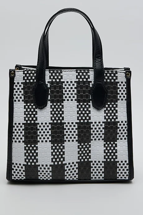 أر أند بي Checked Mini Bag