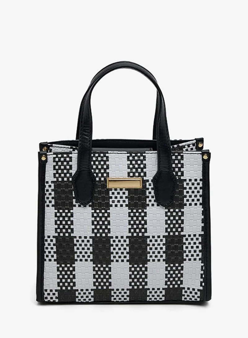 R&B Checked Mini Bag