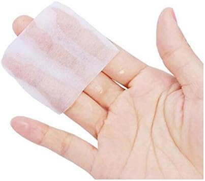 Rinpoche Lint Free Gel Nail Polish Removers Cotton Pads Cleaning Wipes Makeup Facial Soft Professional Nail Cotton Pads for Girls and Womens White Pack Of 450 - Image 3