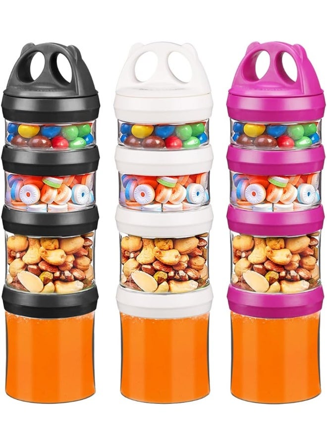 BeneLabel Snack Jars 4-Piece Twist Lock Stackable Containers - Image 1