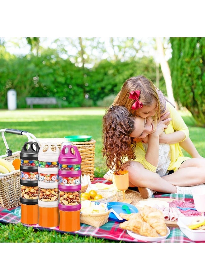 BeneLabel Snack Jars 4-Piece Twist Lock Stackable Containers - Image 4