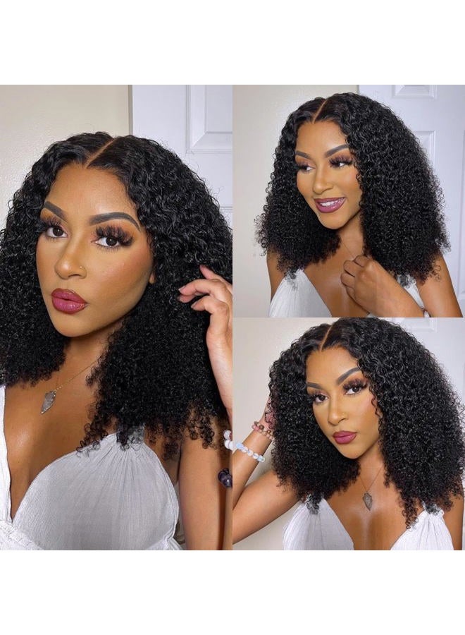 Asteria Curly Human Hair Wig 7x4 Ready To Wear Glueless Wigs Human Hair Pre Plucked Pre Cut Curly Lace Front Wigs Human Hair Wigs For Black Women 16 Inch - Image 2