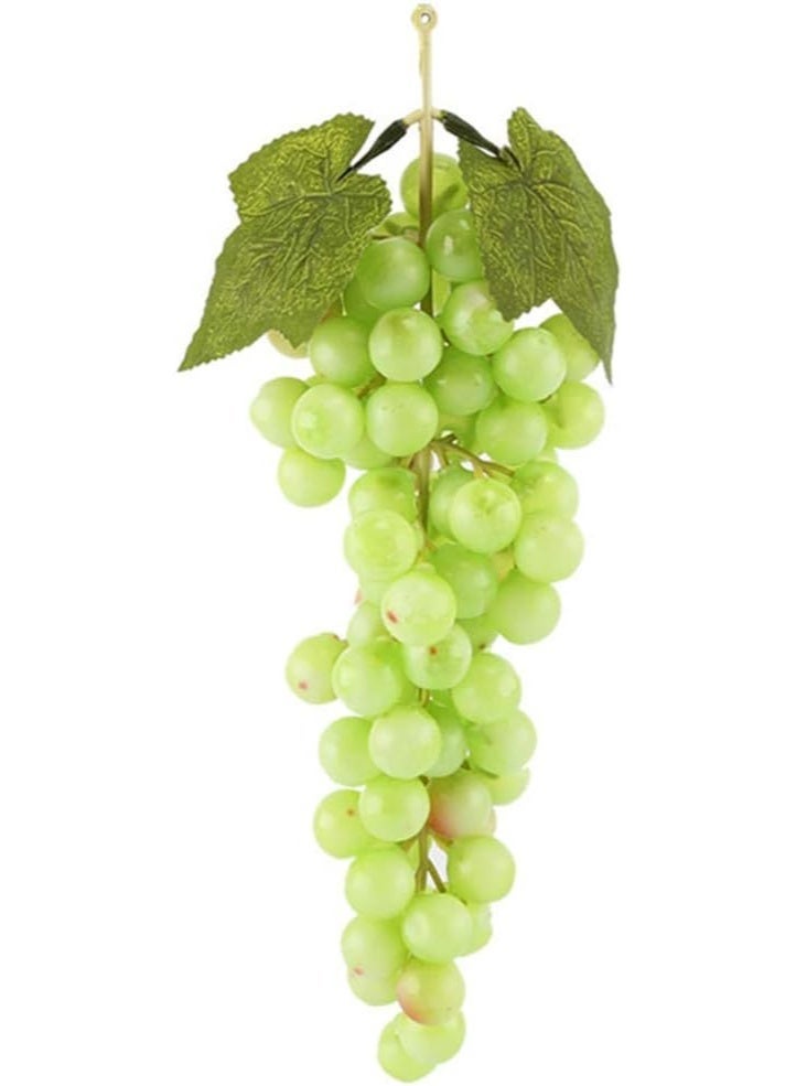 Artificial Green Grapes Lifelike Decoration Model, 31.5cm Length, 1 Piece - Image 1