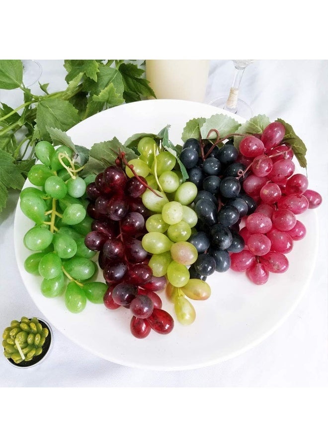 Artificial Green Grapes Lifelike Decoration Model, 31.5cm Length, 1 Piece - Image 3