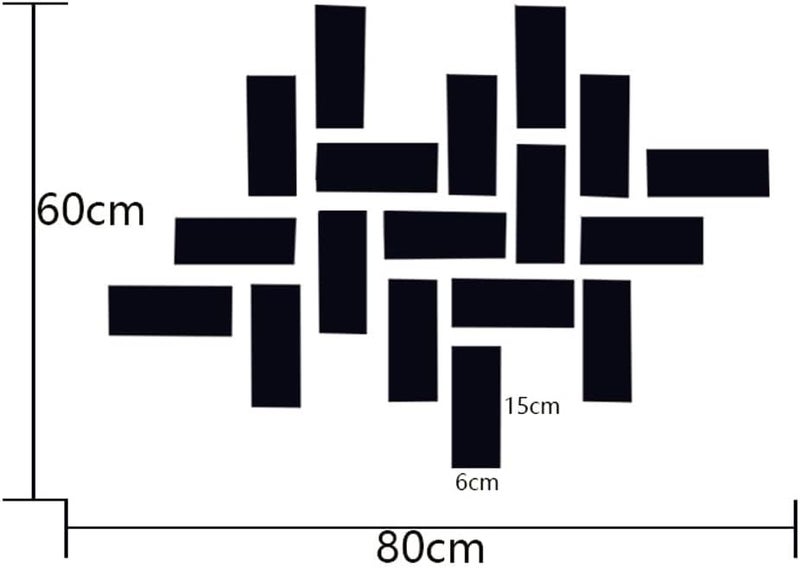 TPGP SSyang Removable Crystal Wall Stickers - Pack of 18 Acrylic Mirror Wall Decor - Image 2