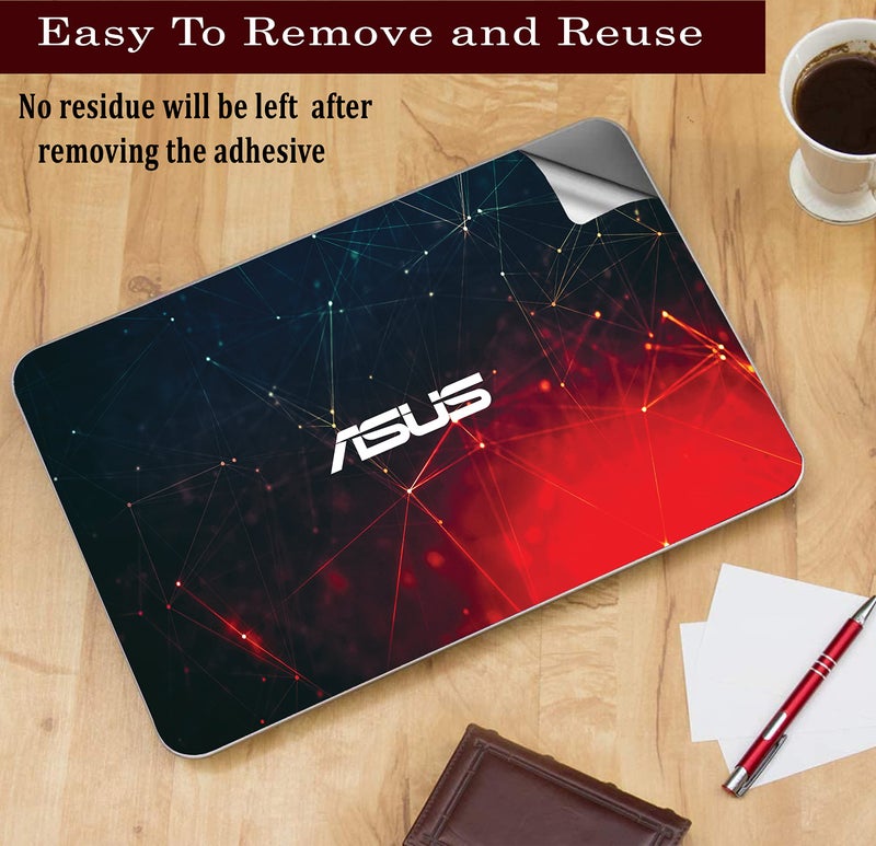 Inkykart Pattern A1 Top+Wrist Pad Vinyl Laptop Skin/Sticker/Cover for 15 to 15.6 Inches Laptops Laminated-Removable-HD Quality Compatible for Asus.(15x10 Inches) - Image 4