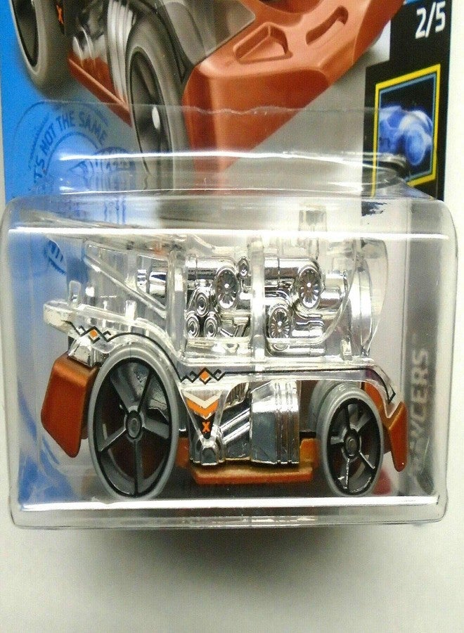 DieCast Hotwheels Loco Motorin (Clear/Chrome) 99/250, X-RAYCERS 2/5 - Image 2