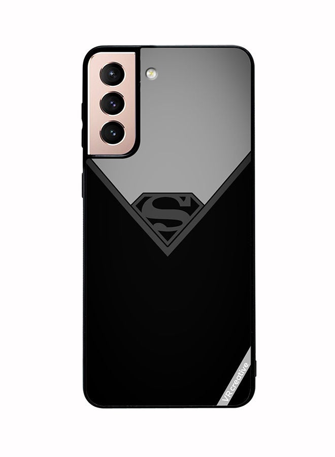 VR CREATIVE Protective Case Cover For Samsung Galaxy S21 Plus 5G Simple Superman Design Multicolour - Image 1