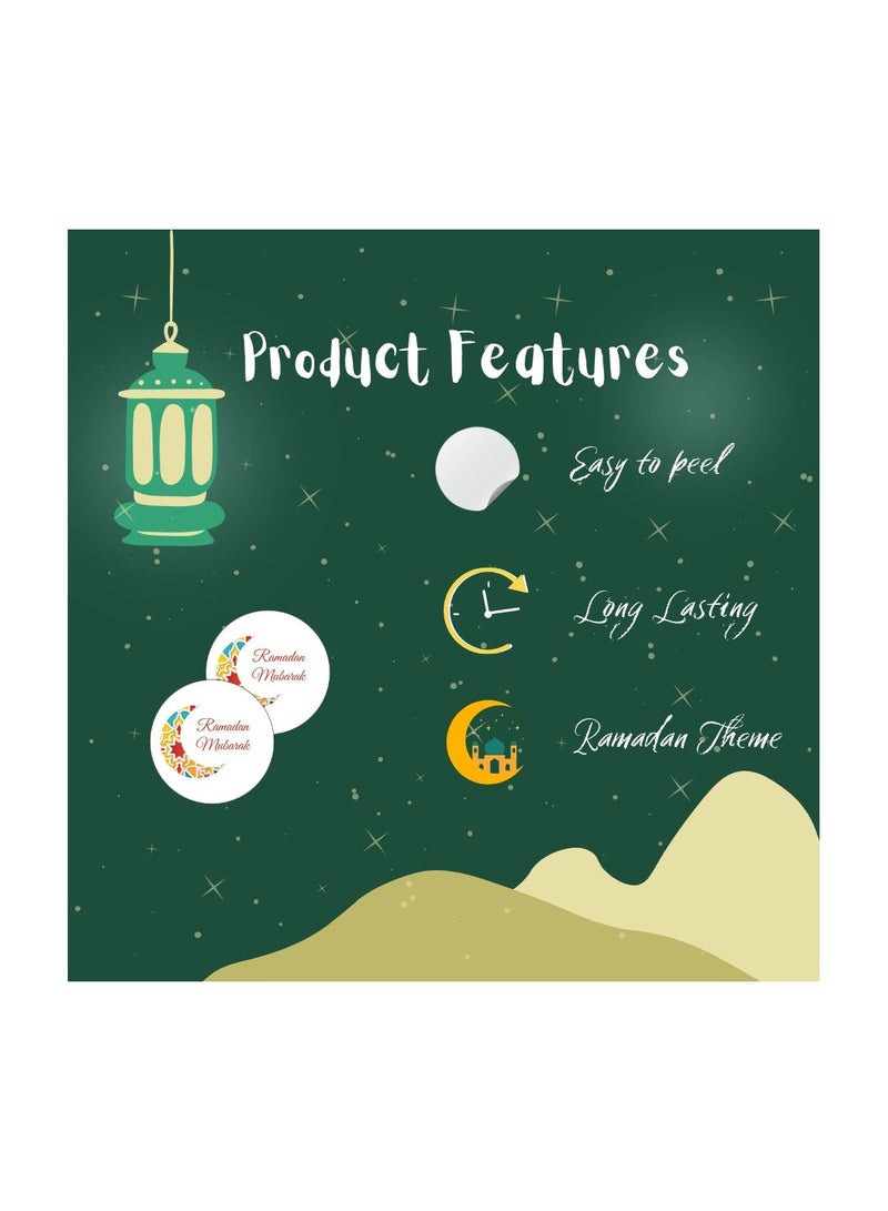 PRINTSHOP4ME Ramadan Mubarak Vinyl Stickers for Gift Wrapping Design 11 - Image 5