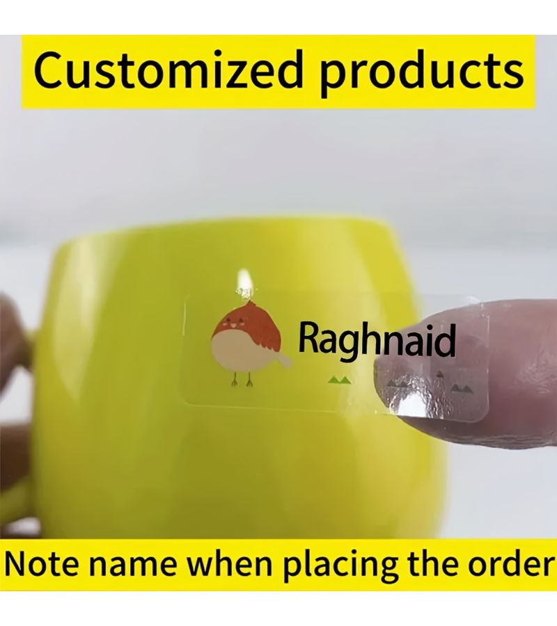 Personalized Customization Waterproof Transparent Cartoon Animal Pattern Name Stickers 198pcs Durable Tear Resistant Easy To Paste Remove No Residue For Water Bottles Daily Goods Home Office Back To School - Image 4