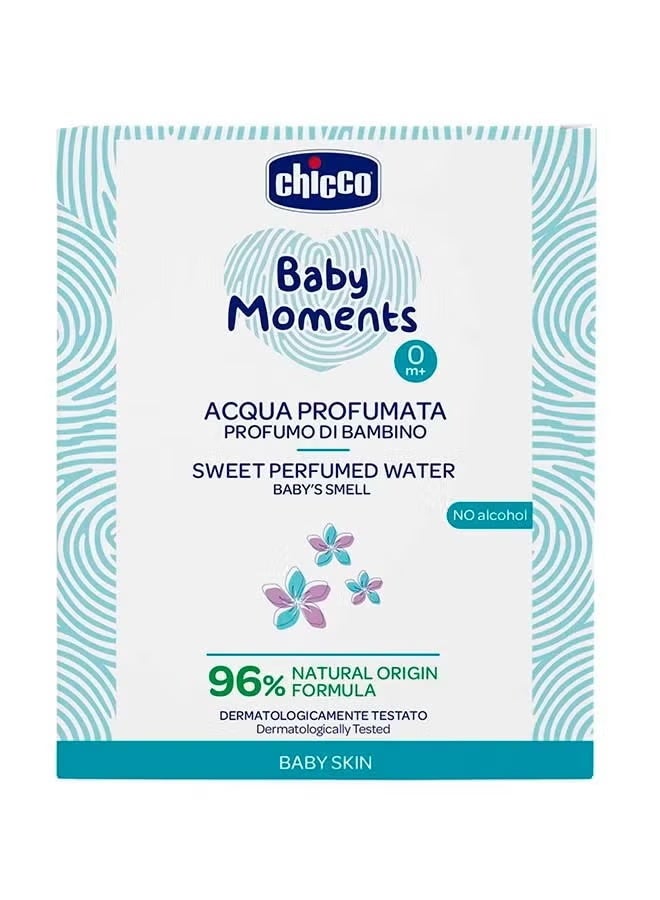 Chicco Baby Moments Sweet Perfumed Water Baby's Smell For Baby Skin, 0 Months+, 100 ML - Image 5