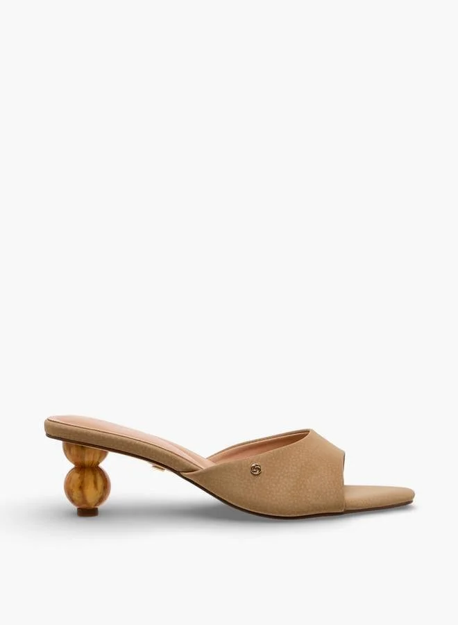 Celeste Women Stylised Spherical Heel Sandals