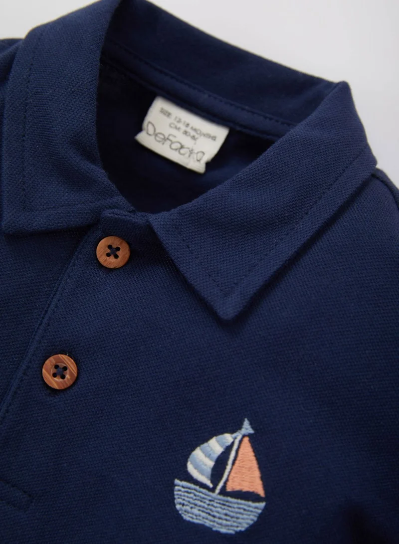 DeFacto Kids Monogram Polo And Pants
