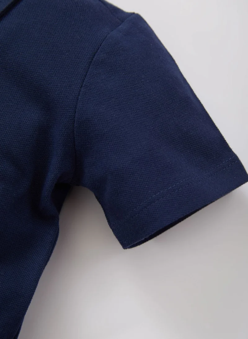 DeFacto Kids Monogram Polo And Pants