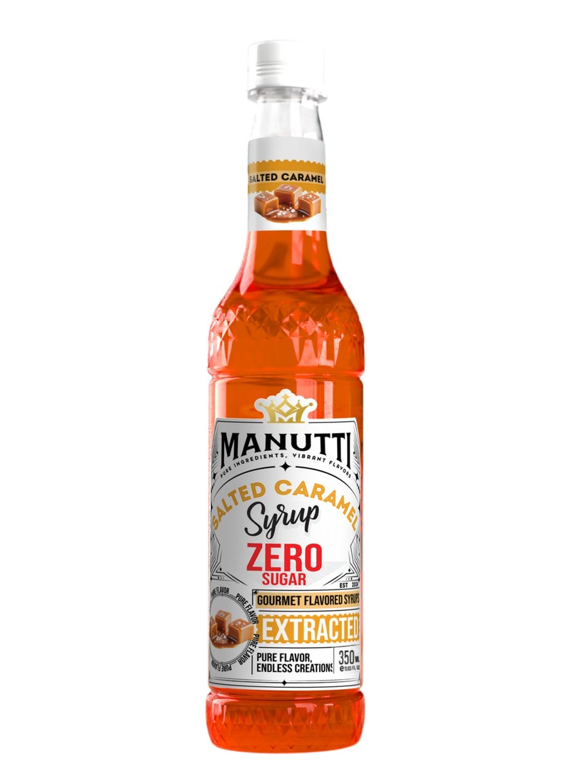 Manutti Salted Caramel ZERO SUGAR 350ml  - Image 1