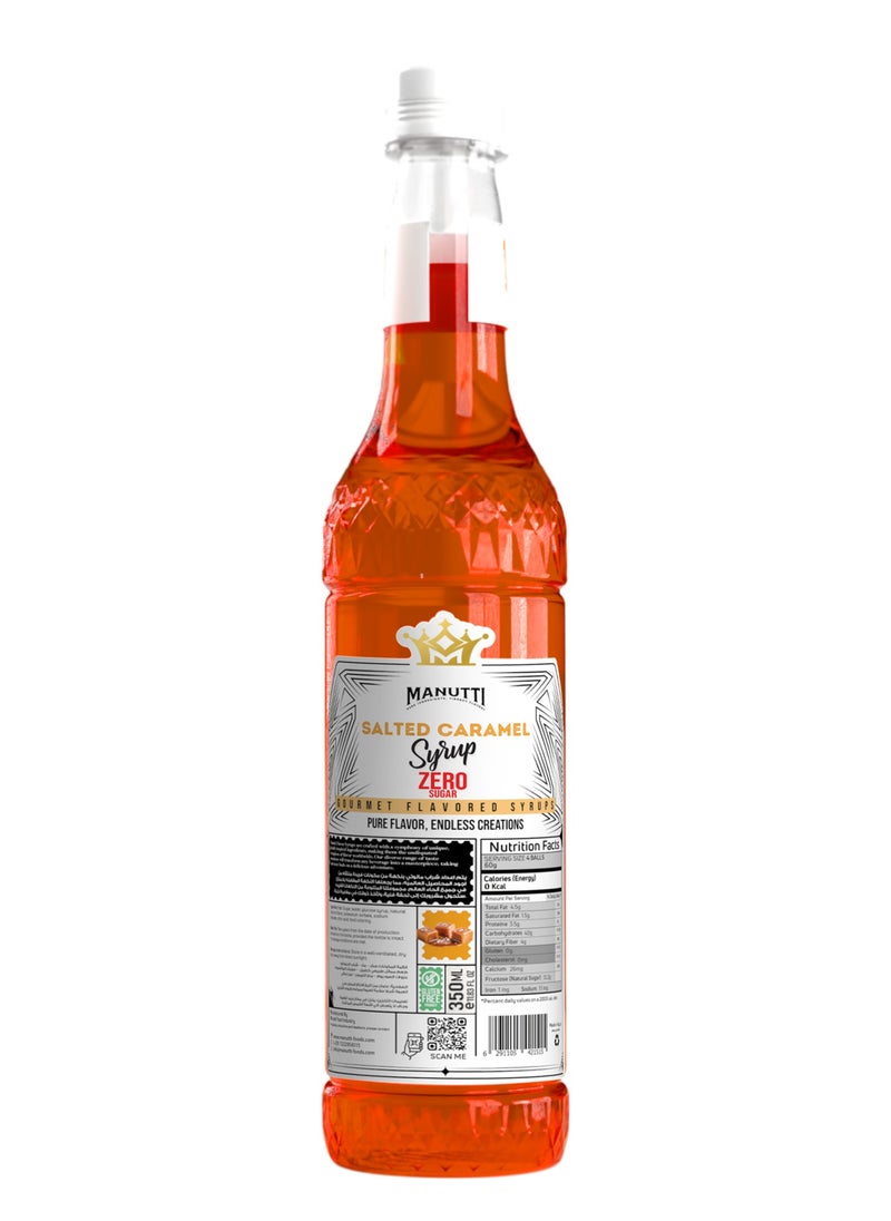 Manutti Salted Caramel ZERO SUGAR 350ml  - Image 2