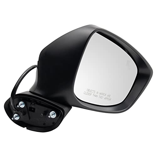 TRQ Passenger Side Power Mirror Paint to Match Blind Spot Indicator Manual Fold Compatible with 2013-2015 Mazda CX-5 MA1321225 - Image 3