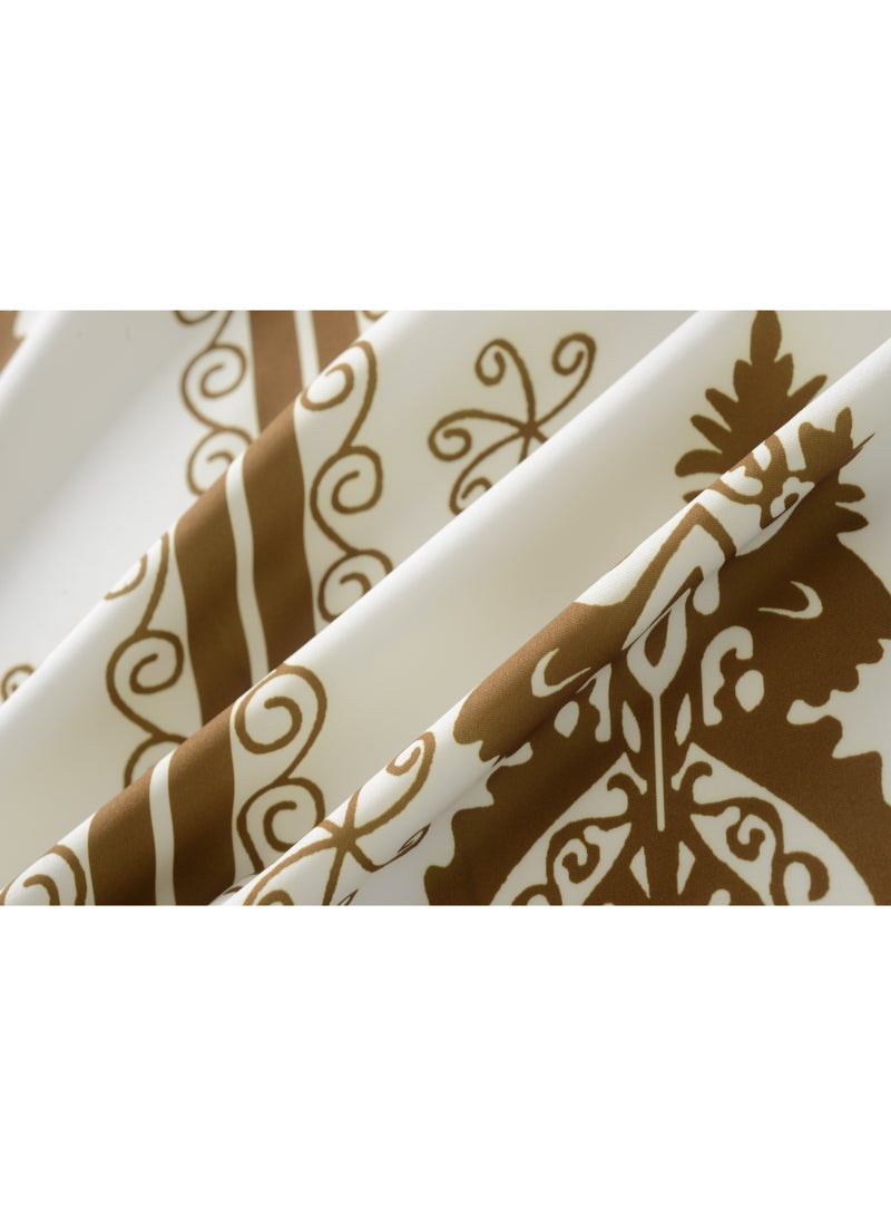 Women's White Dress with Ceramic Golden Accents - Image 5