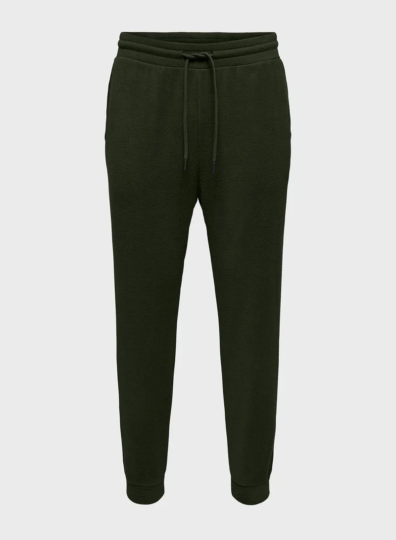 Only & Sons Drawstring Cuffed Sweatpants
