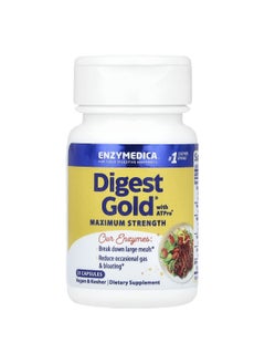ENZYMEDICA Enzymedica, Digest Gold® with ATPro®, Maximum Strength , 21 Capsules  - Image 3