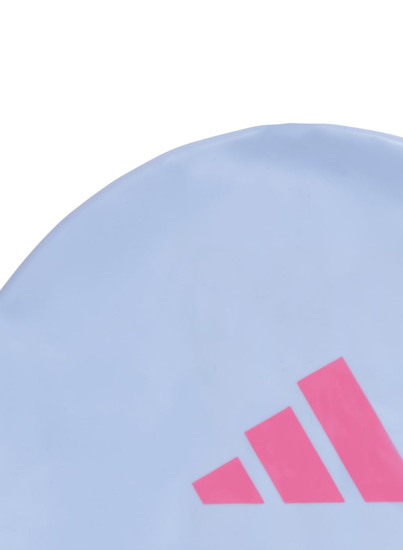 Adidas Kids 3-Stripes Swim Cap - Image 3