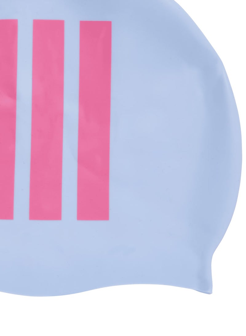 Adidas Kids 3-Stripes Swim Cap - Image 4