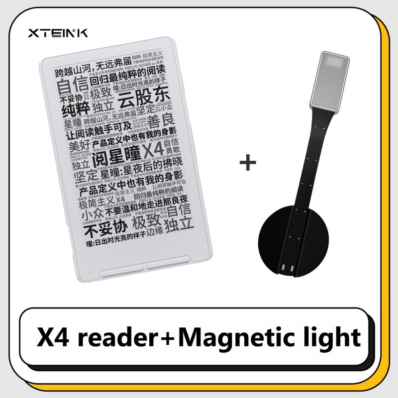 Xteink X4 E-Book Reader, Portable 4.3-Inch Screen, Magnetic Paper Ink Display, 220ppi Resolution, White - Image 1