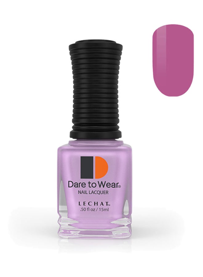 Lechat Nail Polish Super Shine Long Wear Lacquer Quick Drying Nail Color Resists Chips Fading Lasts Up To 3 Weeks Precise Application In One Stroke Nail Paint Violet Rose Dw228
