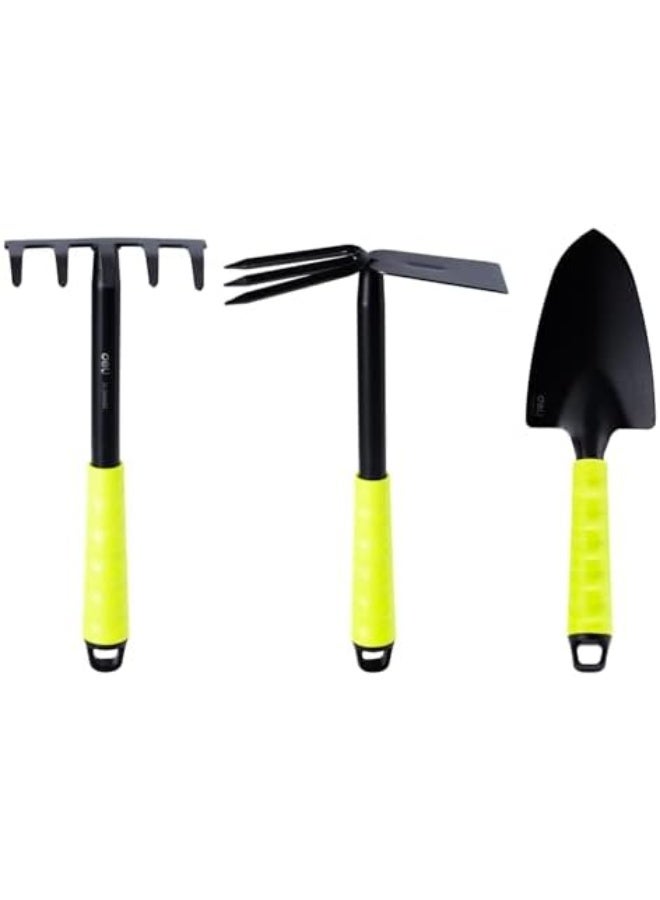 Deli Deli Gardening Tool Set, 3-Piece – Essential Garden Tools Kit - Image 1