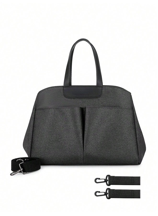 ShebSheb - Multifunctional Baby Diaper Bags,Large Capacity Baby Bag for Mother,Waterproof Diaper Changing Totes,Portable Mommy Bag with Adjustable Shoulder Strap - Image 1