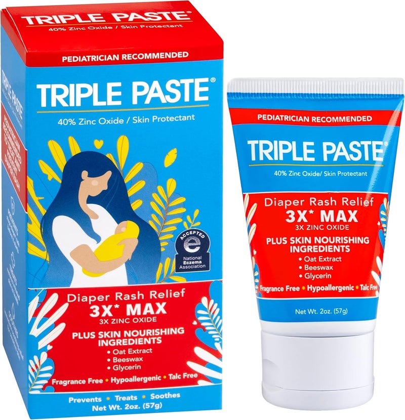 Triple Paste 3X Max Diaper Rash Ointment - Image 1