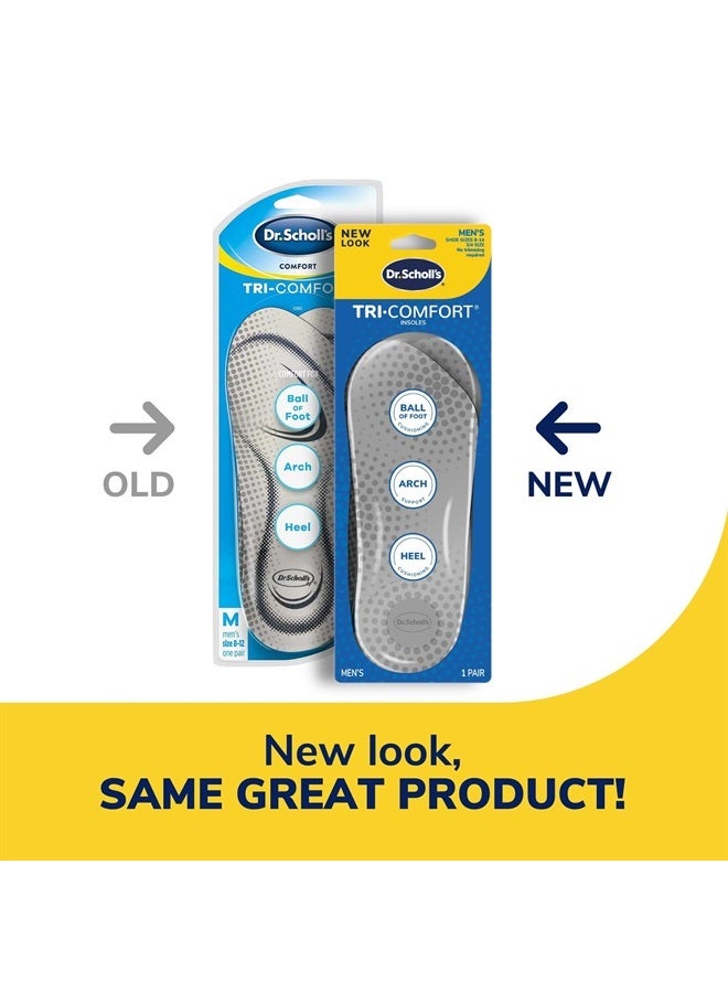 Dr. Scholl's Comfort Tri-Comfort Insoles for Men, 1 Pair, Size 8-12  - Image 3