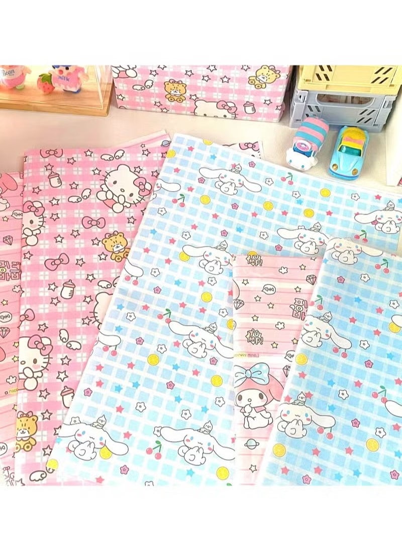 Sanrio 9 sheets of cartoon Sanrio festive birthday gift wrapping paper  - Image 1