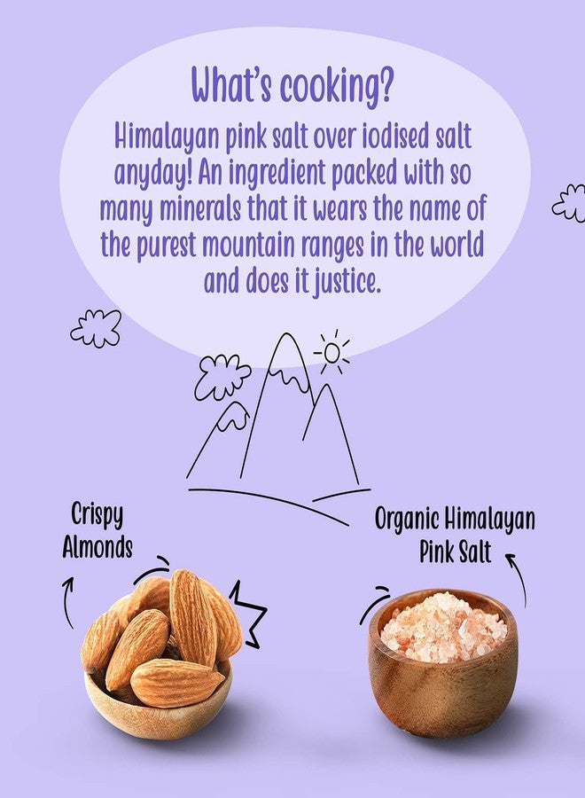 Paper Boat Premium Smoked and Roasted Almonds with Himalayan Pink Salt, Healthy Dry Fruit Snack, Pouch (200g) - Image 4