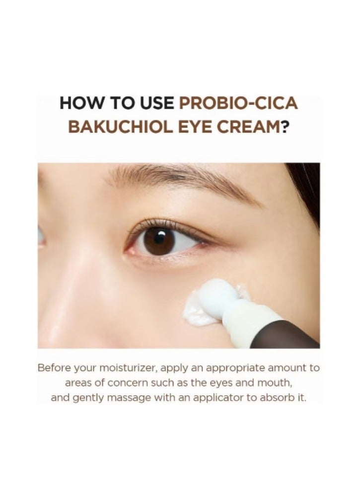 Centella Centella asiatica Eye Cream，Madagascar Centella Probio-Cica Bakuchiol Eye Cream,Eye Repair Cream，Eye Cream， Anti-Aging Under Eye Roller Cream for Dark Circles Puffiness Wrinkles and Fine Lines,Relieve Eye Fatigue Lift Firm Reduce Wrinkles 20ml  - Image 3