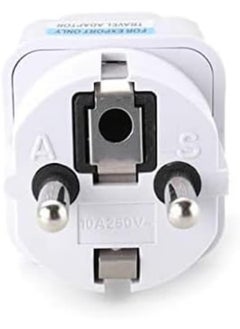 EasyLife Travel Power Adapter, Universal Type E/F 2-pin Plug Adapter Outlet, Adaptor for USA to Europe | EU Socket 3 Pieces | Use In Norway, Korea, Spain, Greece, Russia, Iceland  - Image 3