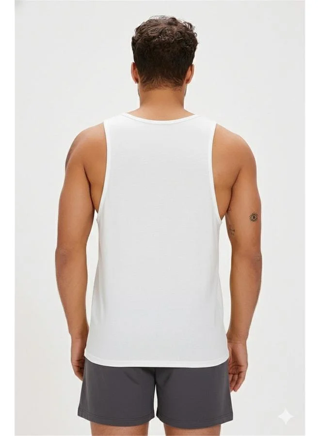 Bad Bear Cefalu White Men's Tank Top.