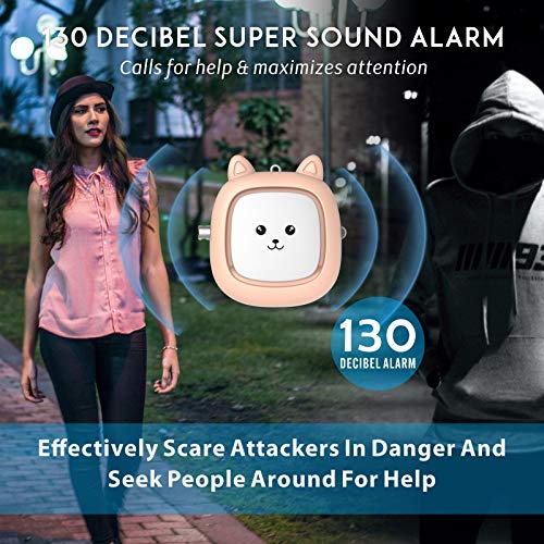 VIGOROAD Safe Sound Personal Alarm,2 Pack 130 dB Loud Siren Song Emergency Self-Defense Security Alarm Keychain with LED Light, Personal Sound Safety Siren for Women, Men, Children, Elderly - Image 2