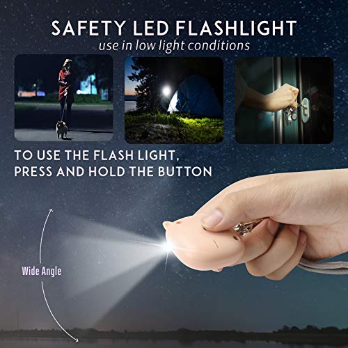 VIGOROAD Safe Sound Personal Alarm,2 Pack 130 dB Loud Siren Song Emergency Self-Defense Security Alarm Keychain with LED Light, Personal Sound Safety Siren for Women, Men, Children, Elderly - Image 4