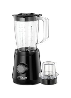 Black Black & Decker + 500W Blender with Grinding Mill and Clear 1.5 Liter BX530-B5  - Image 2